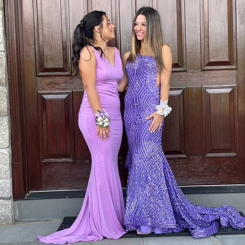 Atiana’s Boutique Lilac Prom Dress xs with tags